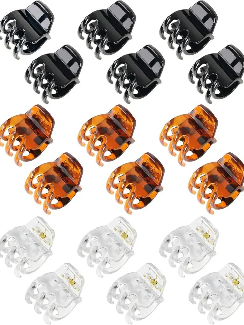 18 Pcs Medium Hair Claw Clips - No-Slip Jaw Clips for Effortless Styling